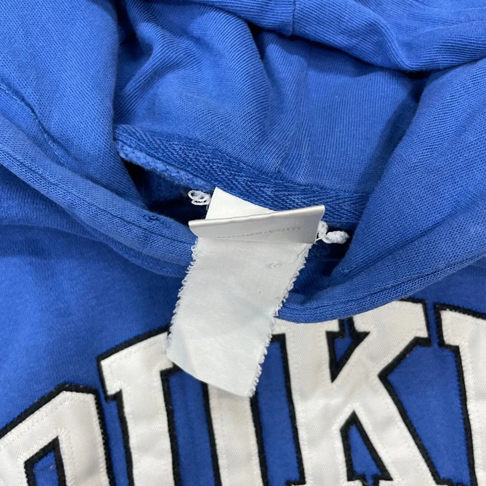 Adidas Duke Mens L Blue NCAA Blue Devils Embroidered Pullover Sweatshirt FAIR